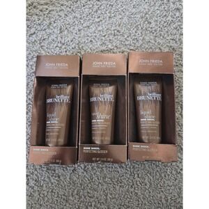 3 John Frieda Brilliant Brunette Liquid Shine Shock Perfecting Glosser 2.4oz